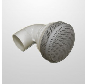 Aspiracion Gris Ø130 mm. - Conexión Codo 90º Ø2" (USA)