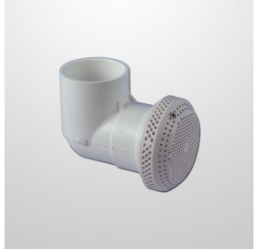 Aspiracion Blanca Ø95 mm. - Conexión Codo 90º Ø2" (USA)