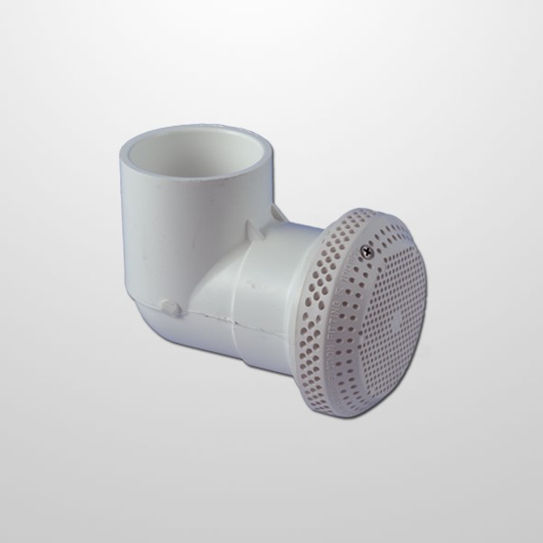 Aspiracion Blanca Ø95 mm. - Conexión Codo 90º Ø2" (USA)