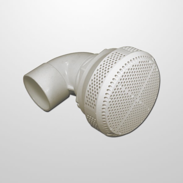 Aspiracion Blanca Ø130 mm. - Conexión Codo 90º Ø2" (USA)