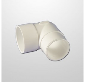 Codo PVC 90º Ø2" (USA) - Macho/Hembra (Encolar)