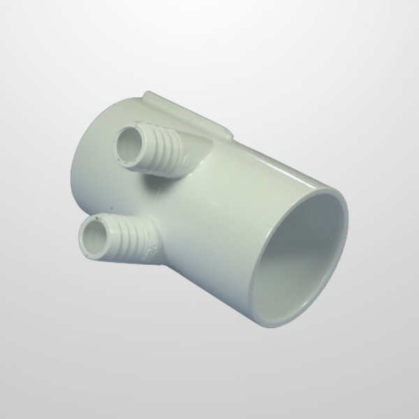 Colector Agua 2 Salidas (Ø21 mm.) - Conexión 2" (USA) Hembra/Hembra (Encolar)