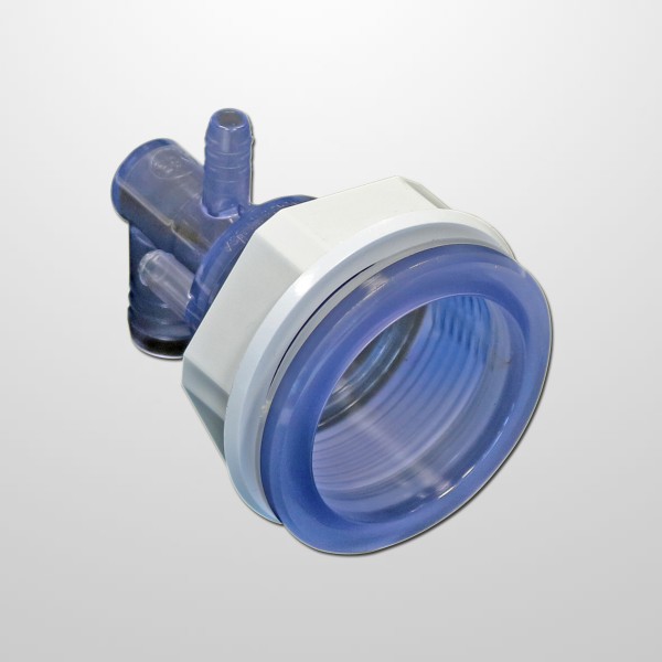 Cuerpo Polyjet (Roscado)  - Conexiones Ø21 mm. (Agua) y Ø11 mm. (Aire) - (Abrazadera)