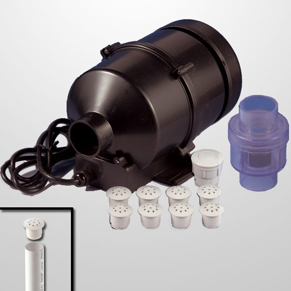 Kit Aire 8 Jets + Blower 940W. (Neumático)