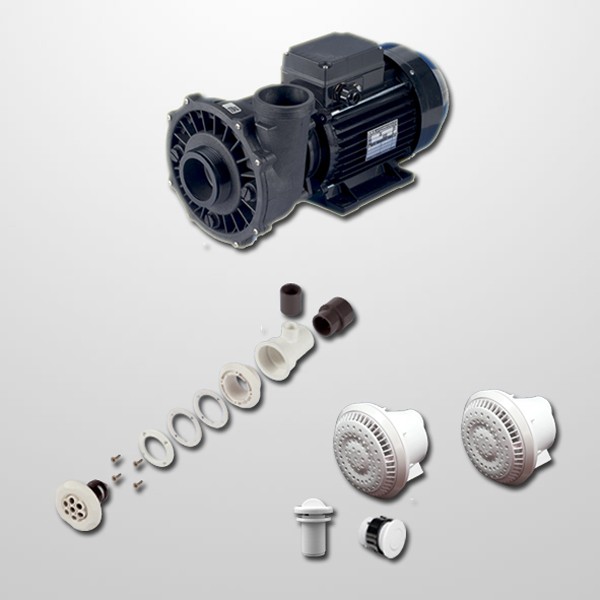 Kit Hidro Liner 6 Polyjets + Bomba 2HP (Neumática)