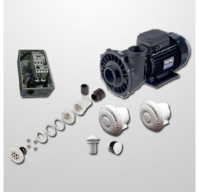 Kit Hidro Liner 6 Polyjets + Bomba 2HP + Cuadro Neumático