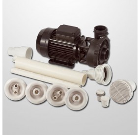 Kit Hidro 4 Powerjets Obra + Bomba 2HP (Neumática)
