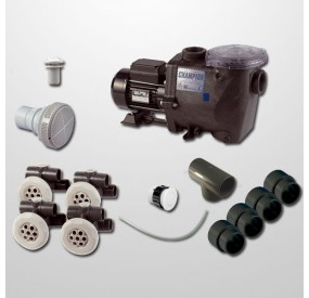 Kit Hidro 4 Jets 32/32 mm. + Bomba Champion 1.5HP (Neumática)