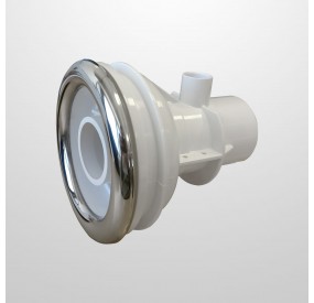 Jet Natación Contra Corriente Inox/Blanco (22 m3/h.) Recto