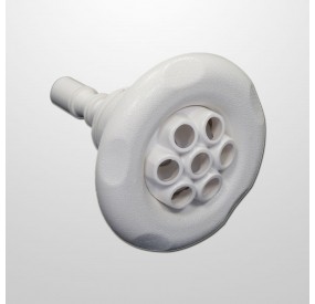 Polyjet Massage Blanco Large (Ø100 mm.) (Roscado)