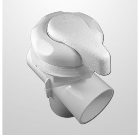 Distribuidor 3 Vias Std. Blanco - Conexiones Ø2" (USA) (Encolar)