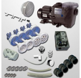 Kit Balneo 4 Polyjets + Bomba Champion 1.5HP
