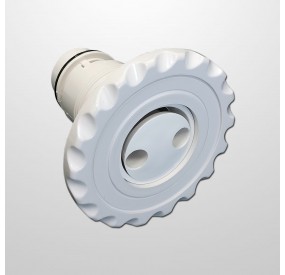 Jetpool Flow Pulsator White Large Ø110 mm.