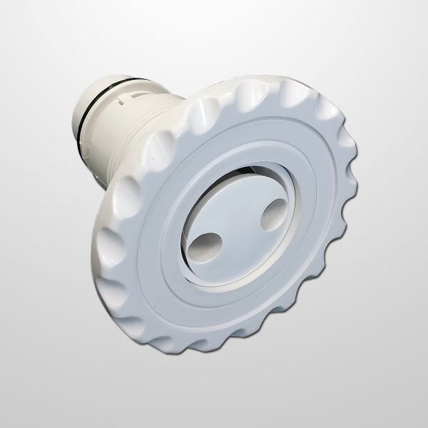Jetpool Flow Pulsator White Large Ø110 mm.
