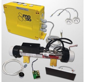 Kit VS2 Spa + Calefactor Titanio 3.0 Kw + Sonda HL + Sonda H20 + Teclado 6D Kapki