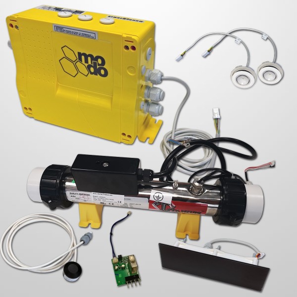 Kit VS2 Spa + Calefactor Titanio 3.0 Kw + Sonda HL + Sonda H20 + Teclado 6D Kapki
