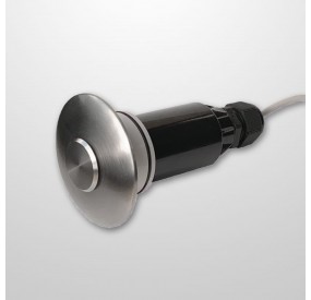 Pulsador Digital Sumergible Ip68 Inox 316L (Cable 1 metro) +  Capsula acople estanca Inoxidable A-316L