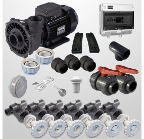 Kit Hidro 6 Jets 32/32 mm. + Bomba 2HP (Digital)