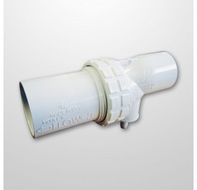 Válvula Retención Aire blower con Drenaje conex. Ø1 1/2" (USA) (Encolar)