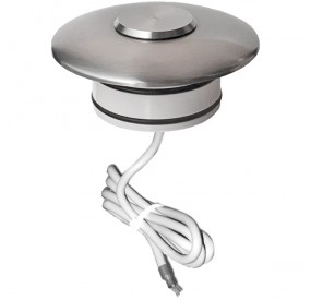 Acople para tubo Ø50mm 
 + Pulsador Digital Sumergible Ip68 Inox 316L (Cable 1 metro)