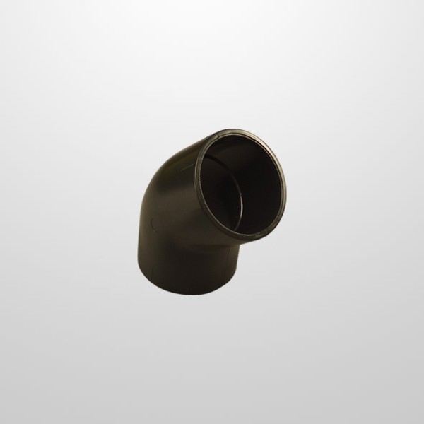 Codo PVC 45º Ø50 mm. (Encolar)